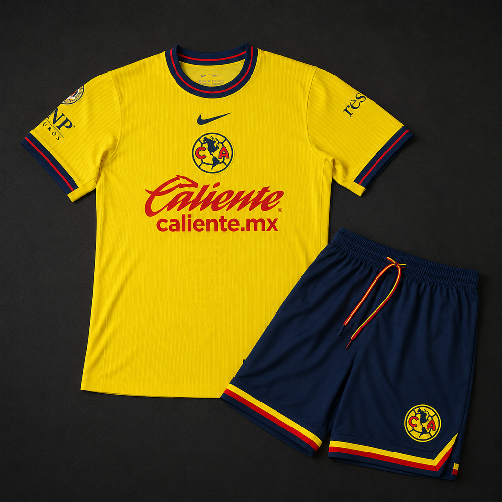 Set Deportivo Fan Amarillo y Azul