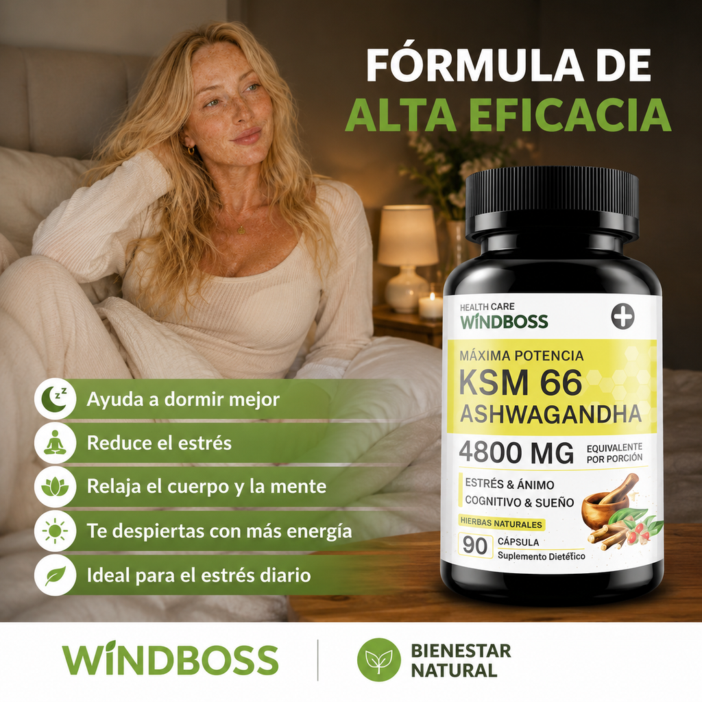 Ashwagandha KSM-66 Balance 90 Capsulas - foto 8