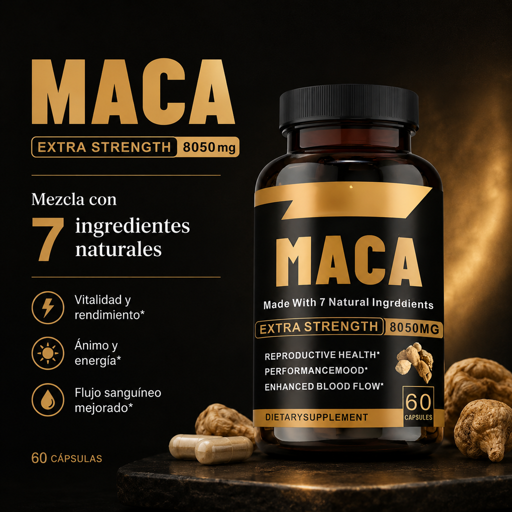 Maca Negra Extra Strength 60 Capsulas - foto 2