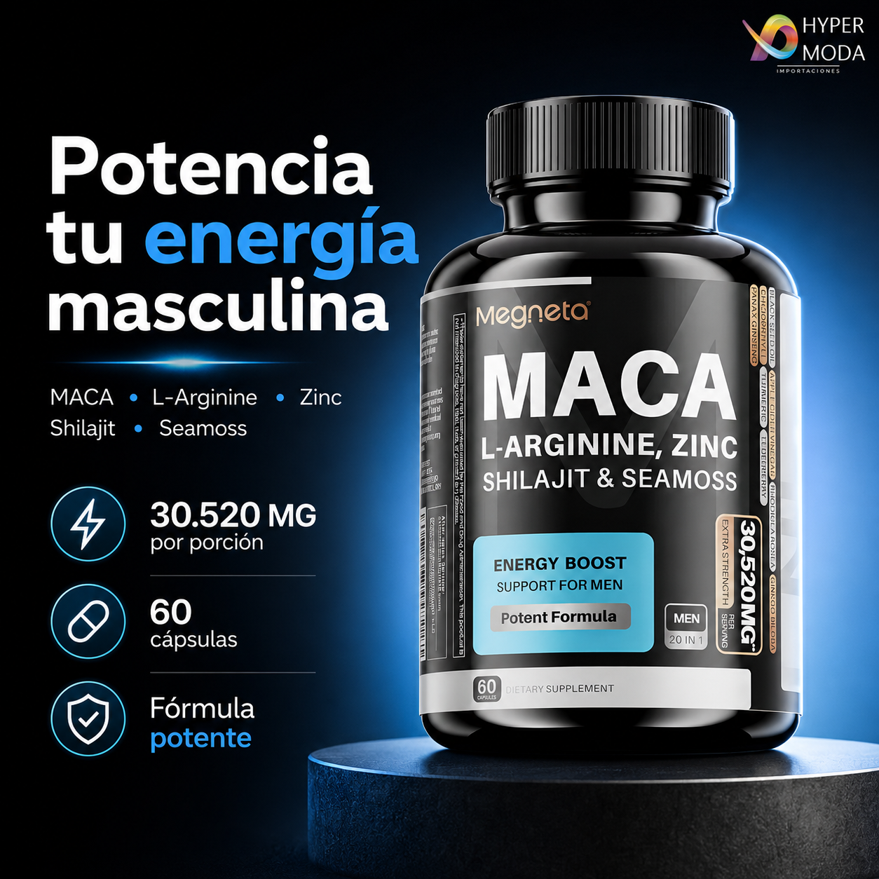 Megneta Maca Hombre 60 Capsulas - foto 1