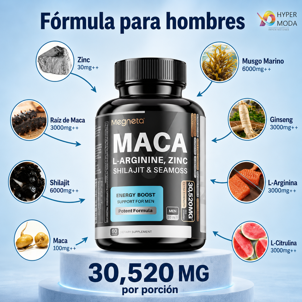 Megneta Maca Hombre 60 Capsulas - foto 2
