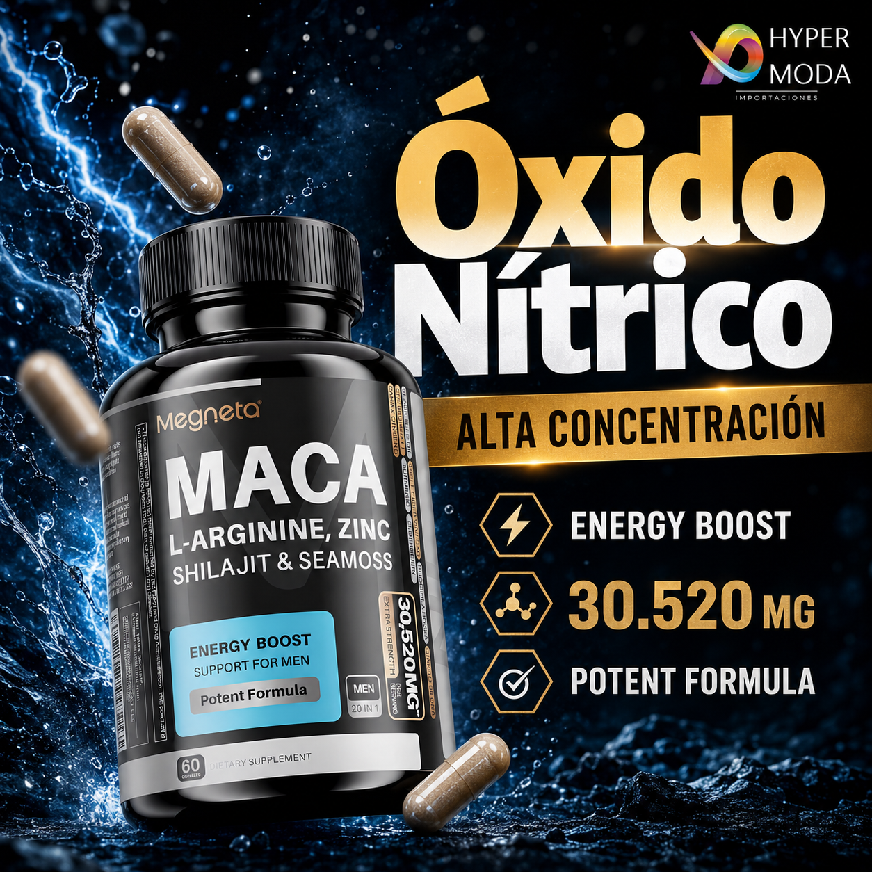 Megneta Maca Hombre 60 Capsulas - foto 5