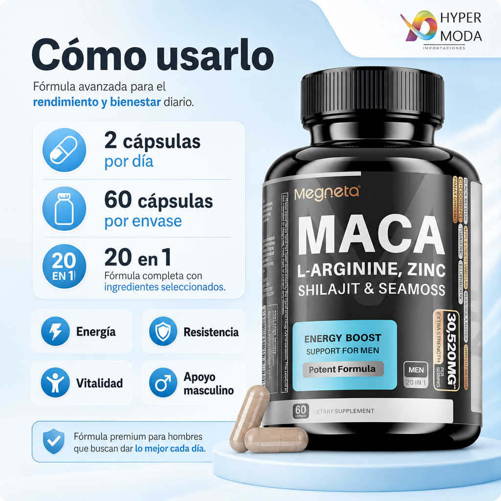 Megneta Maca Hombre 60 Capsulas - foto 8