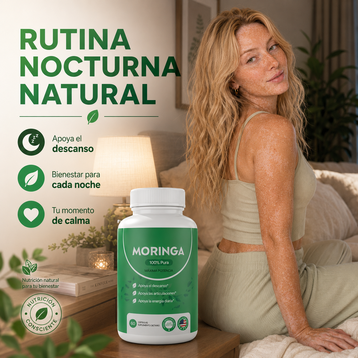 Moringa Natural Balance 60 Capsulas - foto 4