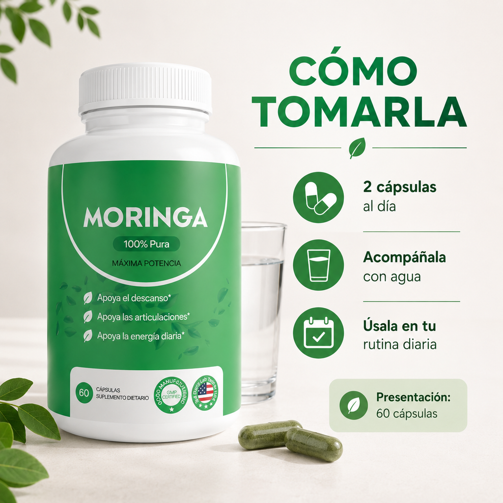 Moringa Natural Balance 60 Capsulas - foto 6
