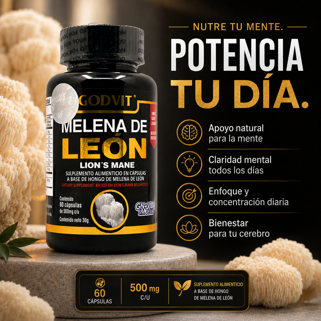 Melena de Leon COFEPRIS 60 Capsulas - foto 2